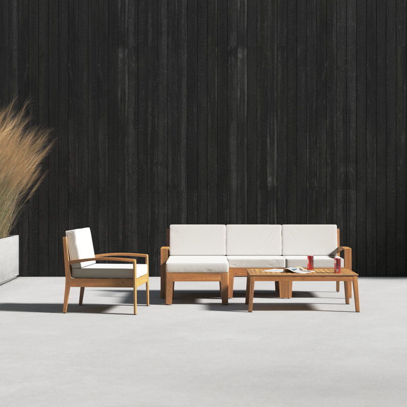 Penrock 6 Piece Sectional Seating Group with Cushions & Reviews Birch Lane